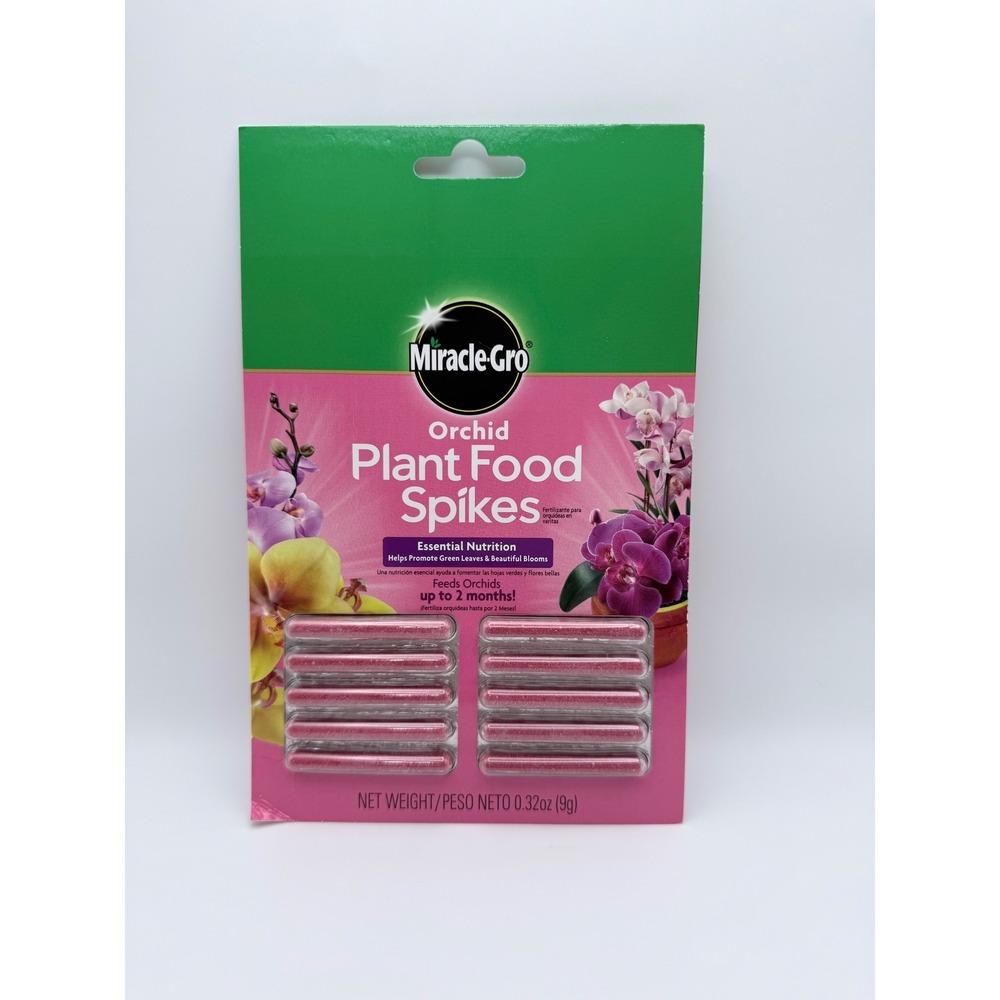 Miracle Gro Orchid Plant Food Spikes Essential‎ Nutrition For Blooms